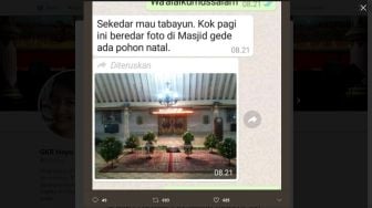 Masjid Gedhe Kauman Disebut Pasang Pohon Natal, Begini Penjelasan Keraton