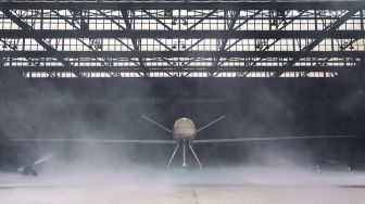 Menristek: Produksi Massal Drone Tempur Elang Hitam Dipercepat