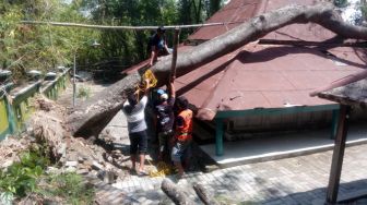 Makam Keturunan Sunan Giri di Gresik Nyaris Rusak Tertimpa Pohon Besar