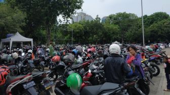 Kapasitas Parkir IRTI Monas Berkurang di Malam Tahun Baru