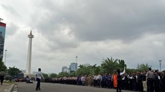 1875 Personel Gabungan Gelar Apel Pengamanan Pesta Tahun Baru 2020