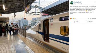 Turis Indonesia Bikin Kereta Shinkansen Terlambat, Ini Kata KBRI Tokyo