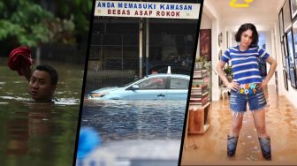 Awali Tahun 2020, Jakarta Terendam Banjir