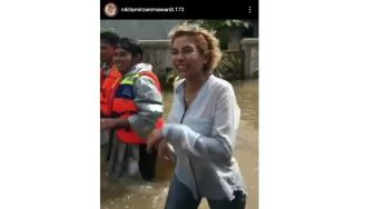 Tak Datang ke Polres Jakarta Selatan, Nikita Mirzani Pilih Banjir-Banjiran