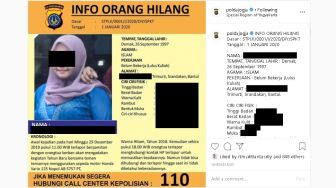 Viral, Wanita Dilaporkan Hilang di IG Polda DIY Mengaku Cuma Prank