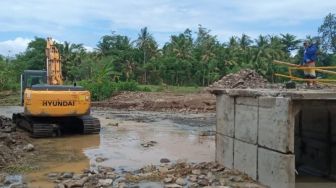 Proyek Jembatan Senilai Rp 36 Miliar di Lombok Utara Mangkrak