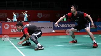 Singkirkan Wakil China, Ahsan: Alhamdulillah Bisa Menang, Tapi...