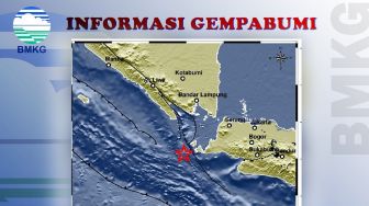 Catatan Gempa di Provinsi Banten; 1.232 Kali di 2018 dan 733 Kali di 2019