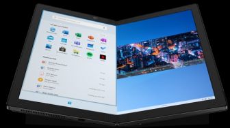 Laptop Layar Lipat Lenovo Thinkpad X1 Fold Melenggang di CES 2020