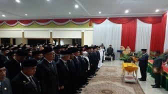 Bupati Mursini Lantik Anak Mantan Bupati Jadi Pejabat