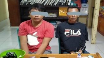 Asik Pesta Sabu, Dua Warga Banjar Padang Kuansing Ditangkap