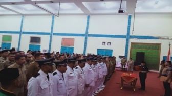 Bupati Pelalawan Lantik 279 Pejabat Larut Hari