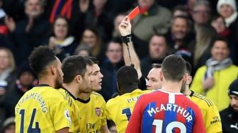 Aubameyang Kartu Merah, Arsenal Batal Menang di Selhurst Park