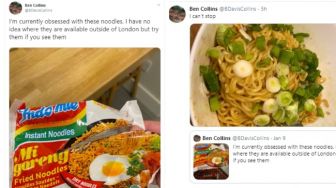 Bule Tergila-gila dengan Indomie, Dikira Hanya Ada di London