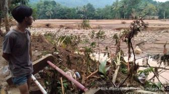 Banjir Bandang Lebak, 1.649 Rumah Hanyut Dibawa Sungai