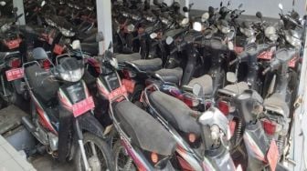 Seratusan Motor Bekas Kendaraan Kades dan Lurah di Sukoharjo Mangkrak