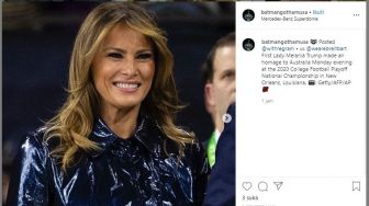 Warganet Kejam! Coat Melania Trump Dikatakan Seperti Kantong Sampah