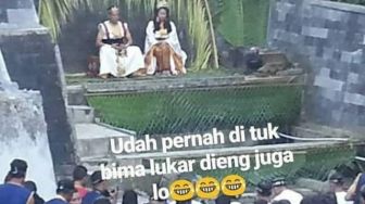 Raja KAS dan Pengikutnya Sempat Gelar Penobatan di Candi Arjuna Dieng