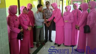 Bayi yang Lahir Tanpa Mata di Pamekasan, Dapat Bantuan Kapolsek PademawuÂ 