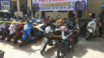  Maling Motor Berpistol Nekat Bawa Kabur Motor Anggota PJR Polda Banten