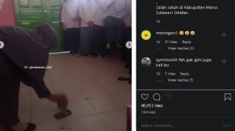 Aksi Guru Hancurkan Ponsel Siswa Pakai Batu, Disambut Histeris