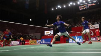 Tumbangkan Ganda Malaysia, Marcus/Kevin Tembus Semifinal