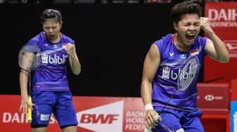 Libas Kuda Hitam Jepang, Greysia / Apriyani ke Semifinal Indonesia Masters