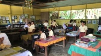 Kondisi Bangunan SDN 012 Koto Kari Memprihatinkan