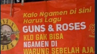 Warung Ini Tantang Nyanyi Guns N Roses, Pengamen Kaleng Auto Mundur