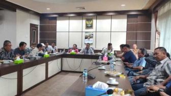 Pimpinan DPRD Tebo Gelar Kopi Morning Bersama Wartawan