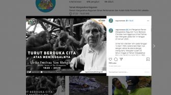 Mother Teresa of The Orangutans Meninggal Dunia di Usia 99 Tahun