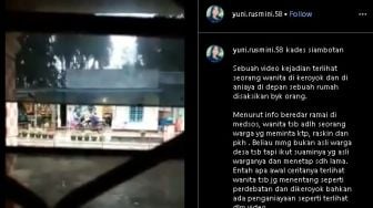 Beredar Video Kades Sekeluarga Diduga Keroyok Warga yang Minta Raskin