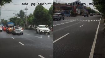 Heboh "Batas Hujan" di Jogja, Begini Penampakannya