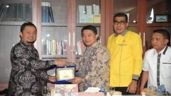 DPRD Riau Sampaikan Persoalan Banjir Kuansing Kepada DPR RI