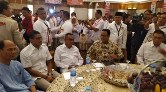 Sapa Anies di Rakerda Gerindra DKI, Sandiaga: Kangen Bro