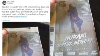 Partai Nasdem Banjir Kecaman, Foto Luthfi STM Dijadikan Iklan Politik