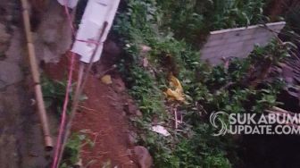 Longsor Terjang Desa Gegerbitung Sukabumi