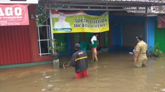 Puluhan Rumah di Kelurahan Kota Sari Terendam Banjir