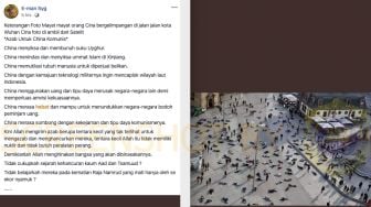 CEK FAKTA: Benarkah Mayat Bergelimpangan di Jalanan Wuhan China?