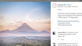 Edit Latar Candi Borobudur Berlebihan, Akun Kemenparekraf Dibully