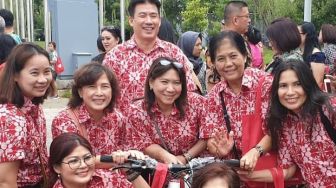 Kelakar Susy Susanti Minta Sepeda ke Jokowi Dalam Perayaan Imlek Nasional