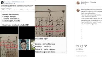 CEK FAKTA: Benarkah Virus Corona Muncul dalam Buku Iqro?