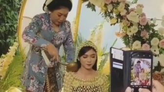 LIVE STREAMING: Penjagaan Akad Nikah Isyana Sarasvati Super Ketat