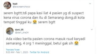CEK FAKTA: Benarkah 5 Pasien Terduga Virus Corona, 1 Meninggal di Semarang?