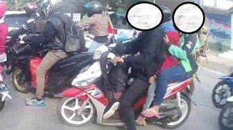 Waspada! Bonceng Anak dan Istri Pakai Motor Bisa Kena Denda Rp 250 Ribu