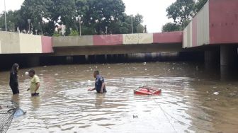 Sebut Banjir Underpass Kemayoran Sedengkul, Warganet Ini Kena Skakmat