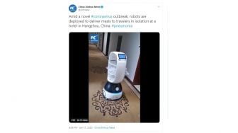 Robot Turun Tangan Hentikan Virus Corona