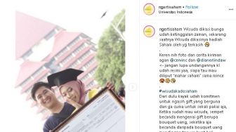 Viral Mahasiswi UI Dapat Kado Saham dari Kekasih saat Wisuda