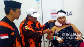 Polisi Kejar Pelaku Gerombolan Pembacok Pemuda di Benteng Sukabumi