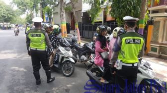 Antisipasi Laka Lantas, Satlantas Polres Pamekasan Lakukan Razia Kendaraan